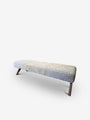 Metropole 6' Backless Bench in Shearling by MONC XIII
