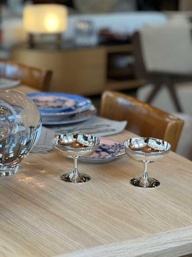 Malmaison Ice Cream Bowl in Silver Plate by Christofle