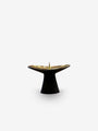 Pair of Candle Holders with Casted Brass Base and Polished Top by Carl Auböck