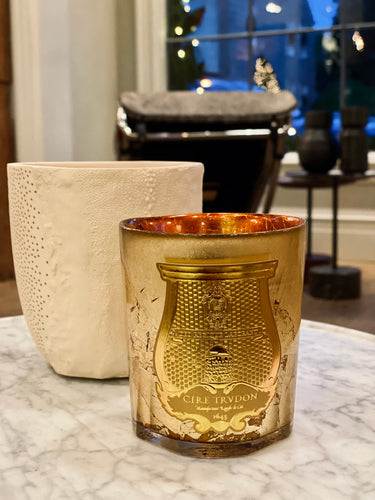 Abd El Kader Noel Collection Candle in Gold Glass by Cire Trudon