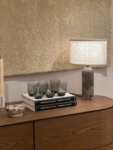 Acqua Grigio Set of 6 Lavorazioni Varie Assorted Water Glasses by Nason Moretti