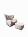 The Tired Man Chair in Moonlight Shearling by Flemming Lassen