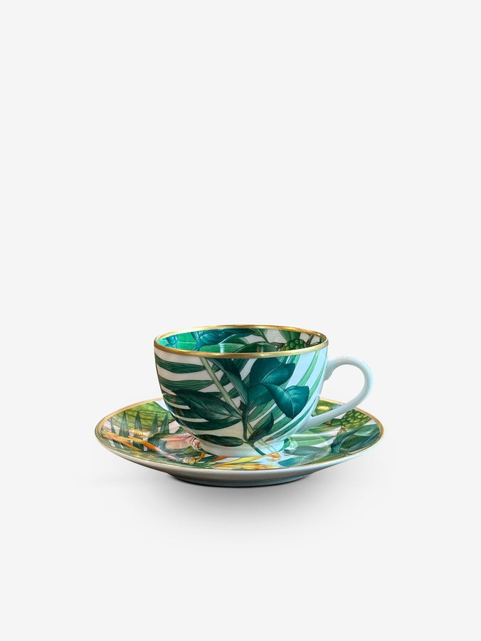 Passifolia Tea Cup and Saucer by Hermes