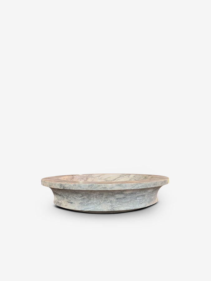 Curvo Bowl in Travertino Antico by Michael Verheyden