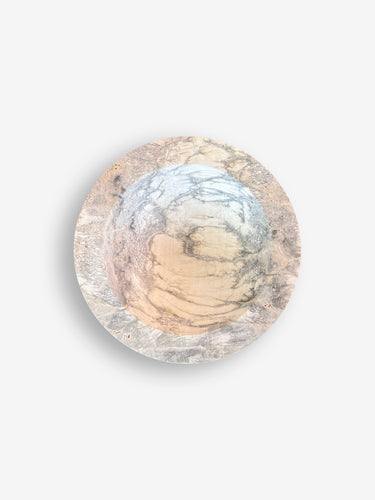 Curvo Bowl in Travertino Antico by Michael Verheyden