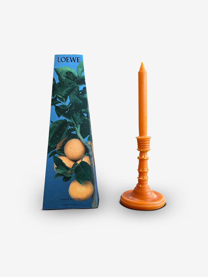 Orange Blossom Wax Candleholder by Loewe