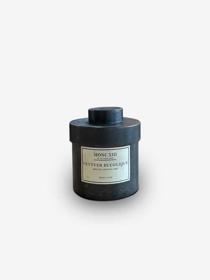 Bougie Apothicaire in Vetyver Bucolique with Black Wax by Mad Et Len