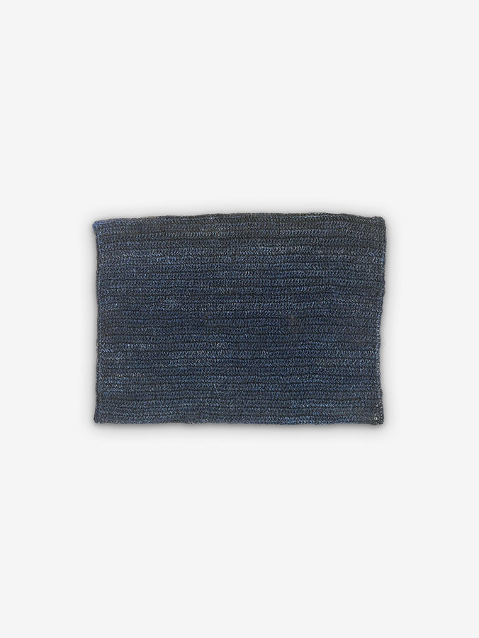 Black Abaca Crochet Placemat by Fiorira Un Giardino