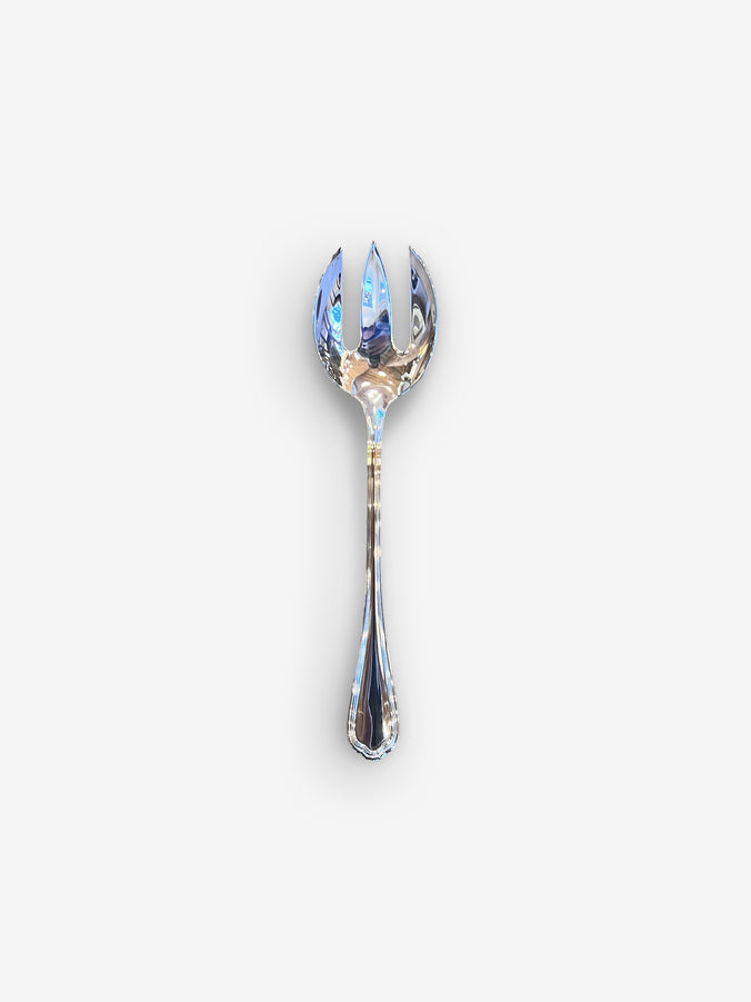 Spatours Salad Serving Fork in Silver Plate by Christofle