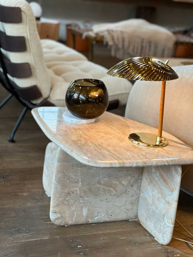 Aria B Smoke Glass Vase by Arcade Murano