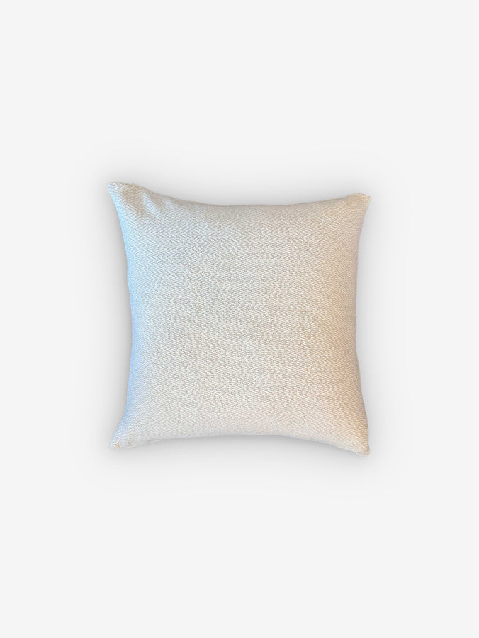 Small Hera Grey/Off White Edge Pillow by Teixidors