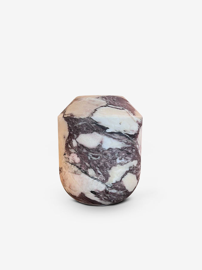 Vasque Bowl M in Calacatta Rosa Marble by Michael Verheyden