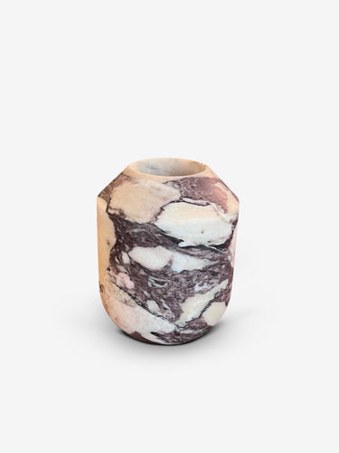 Vasque Bowl M in Calacatta Rosa Marble by Michael Verheyden