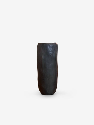 Ducy Vase L in Casted Brass by Michael Verheyden