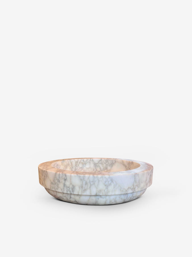 Nabemo Low Marble Solilfleur in Giallo Sienna by Michael Verheyden