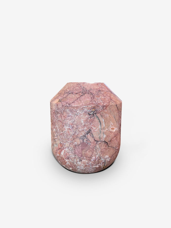 Vasque Bowl M in Breccia Pernice Marble by Michael Verheyden
