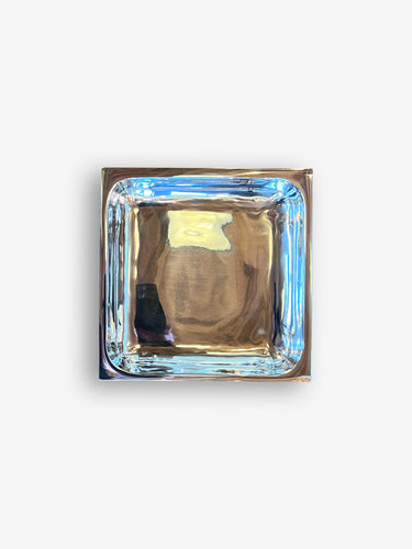 Square Tray in White Bronze by Michael Verheyden