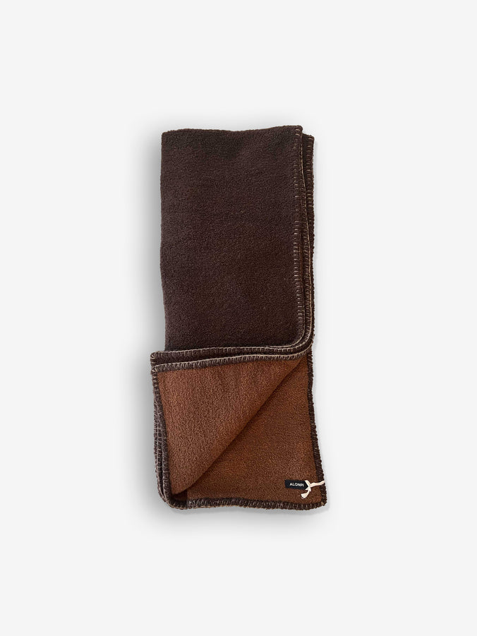 Grace Mocha Throw Plaid by Alonpi