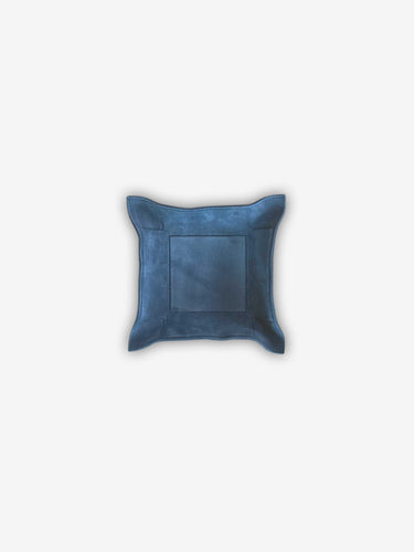 Jack Valet Square Tray Medium in Suede Calfskin by Giobagnara