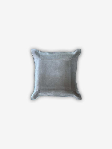 Jack Valet Square Tray Large in Suede Calfskin by Giobagnara
