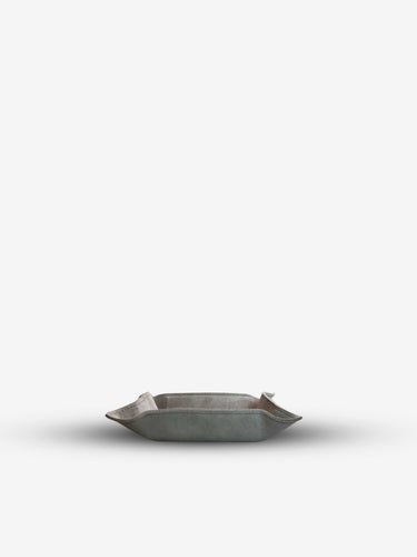 Jack Valet Square Tray Medium in Suede Calfskin by Giobagnara