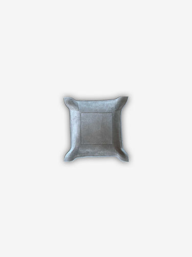 Jack Valet Square Tray Medium in Suede Calfskin by Giobagnara