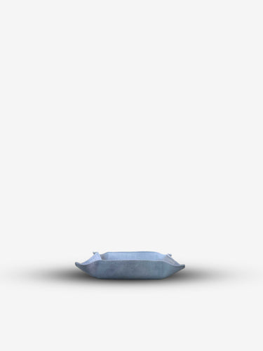Jack Valet Square Tray Medium in Suede Calfskin by Giobagnara