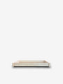 Structura Leather & Marble Medium Long Rectangular Valet Tray by Giobagnara