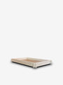 Structura Leather & Marble Medium Long Rectangular Valet Tray by Giobagnara