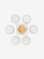 Trafalgar Coaster Holder with 6 Coasters by Giobagnara
