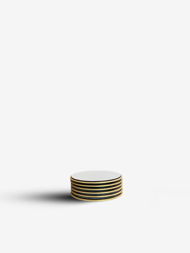 Trafalgar Coaster Holder with 6 Coasters by Giobagnara