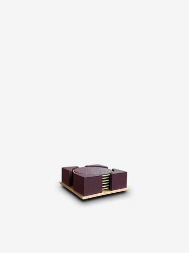 Trafalgar Coaster Holder with 6 Coasters by Giobagnara