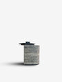 Nobble Marble Small High Box in Travertino Titanium by Giobagnara