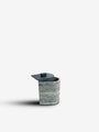 Nobble Marble Small High Box in Travertino Titanium by Giobagnara