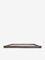 Structura Tray Large in Walnut with Ivory Deer Calfskin by Giobagnara