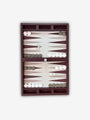 Lerici Backgammon Set in Deer Calfskin by Giobagnara