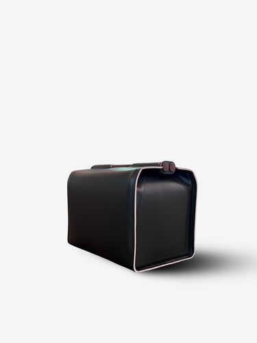 Jota Storage Basket Rectangular in Saddle Leather by Giobagnara