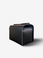 Jota Storage Basket Rectangular in Saddle Leather by Giobagnara