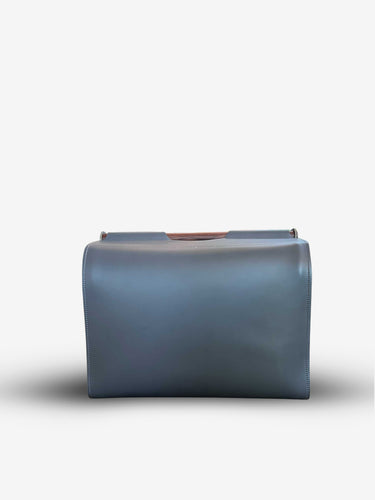Jota Storage Basket Rectangular in Saddle Leather by Giobagnara