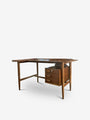 Mid-Century Danish Boomerang Desk in Teak