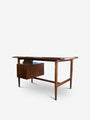 Mid-Century Danish Boomerang Desk in Teak