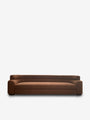 ROS Sofa Haskell - Brun Cuivre Fabric And Brushed Oak Feets