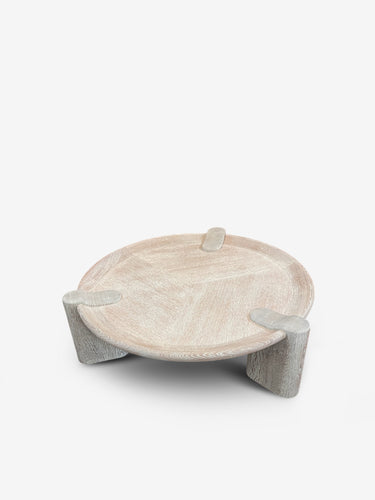 SLY Brushed Cerused Oak Low Table