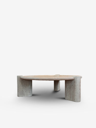 SLY Brushed Cerused Oak Low Table