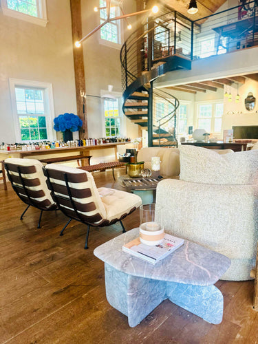 Emma Candle Holder in Glass and Steel by Eldvarm