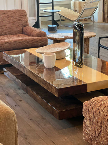 Small Shagreen Ceramic Votive by Gilles Caffier