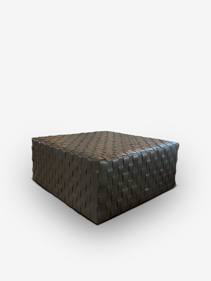 Castagno Woven Pouf by Oscar Maschera