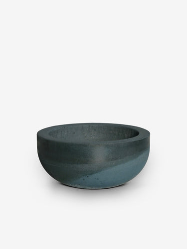 MA Beton Bowl in Tie Dye Blue Concrete by Michael Verheyden