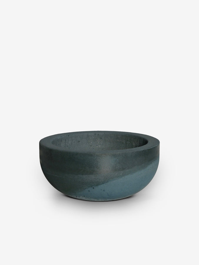 MA Beton Bowl in Tie Dye Blue Concrete by Michael Verheyden