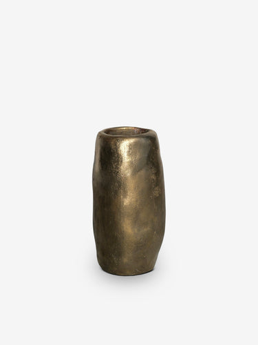 Ducy Vase S in Casted Brass by Michael Verheyden